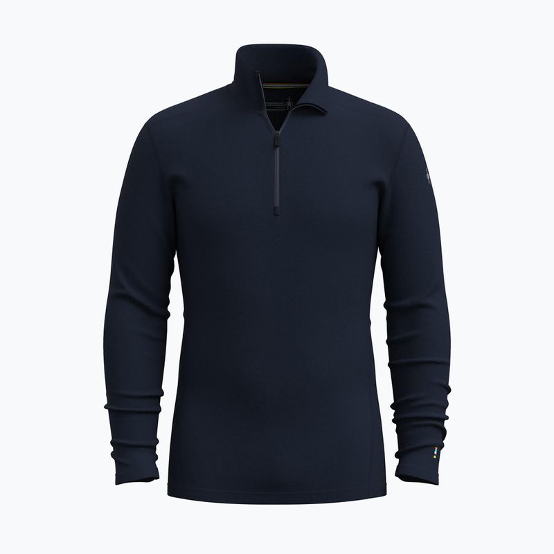 Thermoaktiv Hoodie Sweatshirt Herren Smartwool Classic Thermal Merino Base Layer 1/4 Zip Boxed deep navy 4