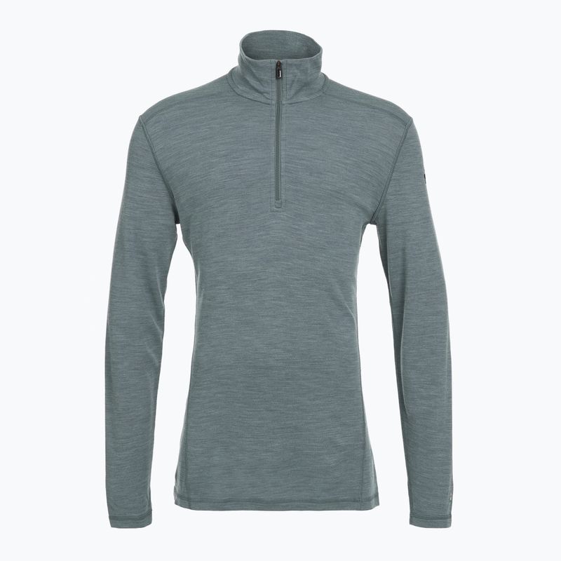 Thermoaktiver Sweatshirt Hoodie Herren Smartwool Classic Thermal Merino Base Layer 1/4 Zip Boxed pewter blue h 3