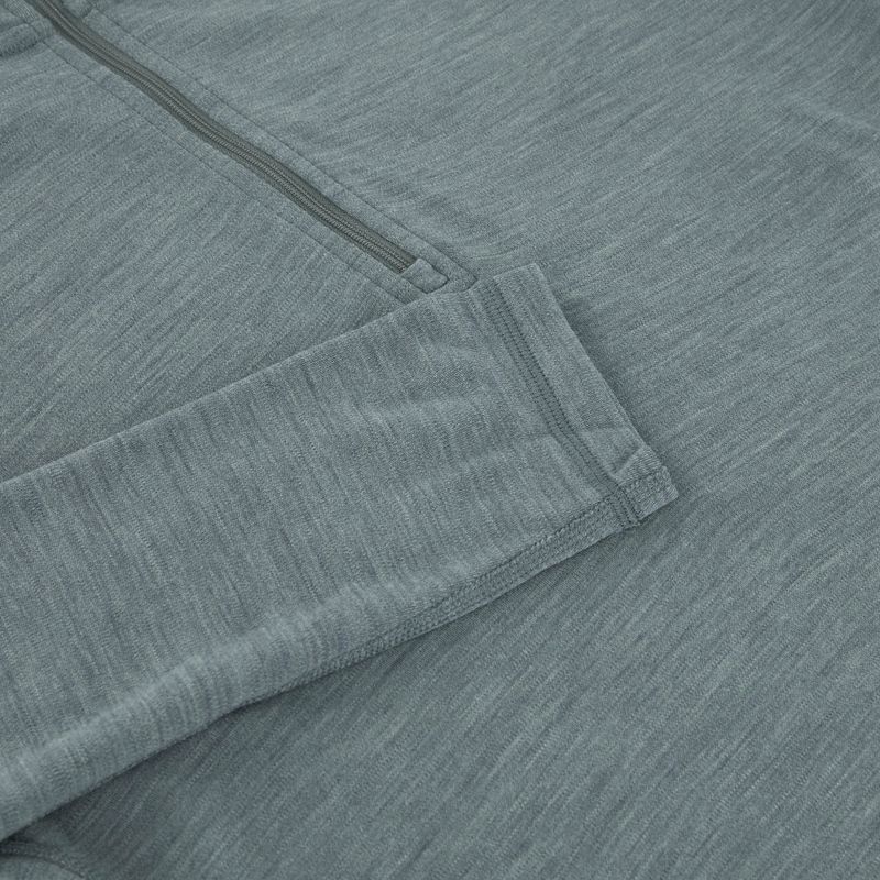 Thermoaktiver Sweatshirt Hoodie Herren Smartwool Classic Thermal Merino Base Layer 1/4 Zip Boxed pewter blue h 5