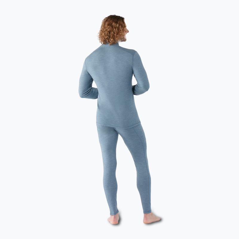 Thermoaktiver Sweatshirt Hoodie Herren Smartwool Classic Thermal Merino Base Layer 1/4 Zip Boxed pewter blue h 2