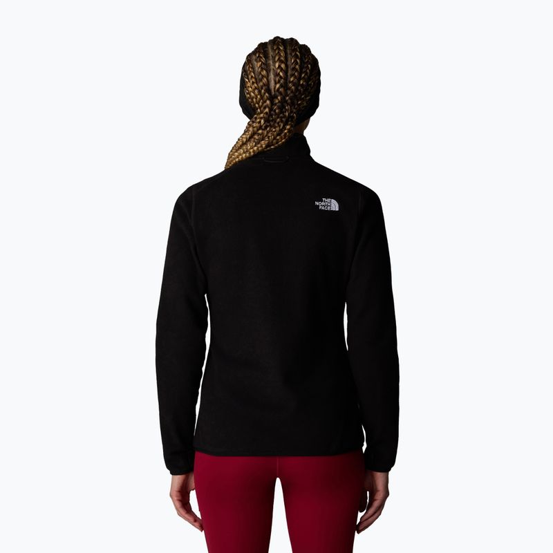 Damen Sweatshirt The North Face 100 Glacier FZ schwarz/npf 3