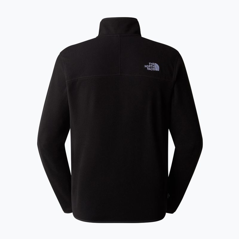 Herren Sweatshirt The North Face 100 Glacier 1/4 Zip schwarz/npf 5