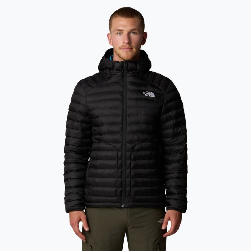 Herren Daunenjacke The North Face Huila Synthetic Hoodie schwarz/asphaltgrau