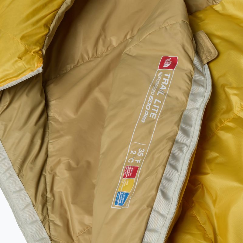 Schlafsack The North Face Trail Lite Down 35 183 cm/right tnf yellow/ khaki stone 5
