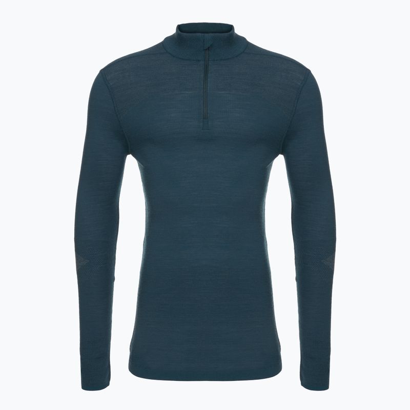 Thermoaktiver Sweatshirt Hoodie Herren Smartwool Intraknit Thermal Merino Base Layer 1/4 Zip twilight blue 3