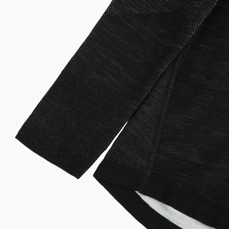 Thermoaktiver Sweatshirt Hoodie Herren Smartwool Intraknit Thermal Merino Base Layer 1/4 Zip black/white 4