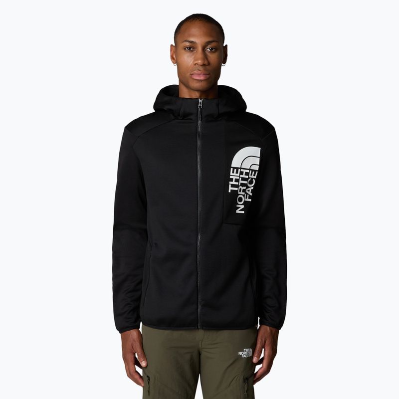 Herren Sweatshirt The North Face Merak Hoodie schwarz/weiß/npf 4