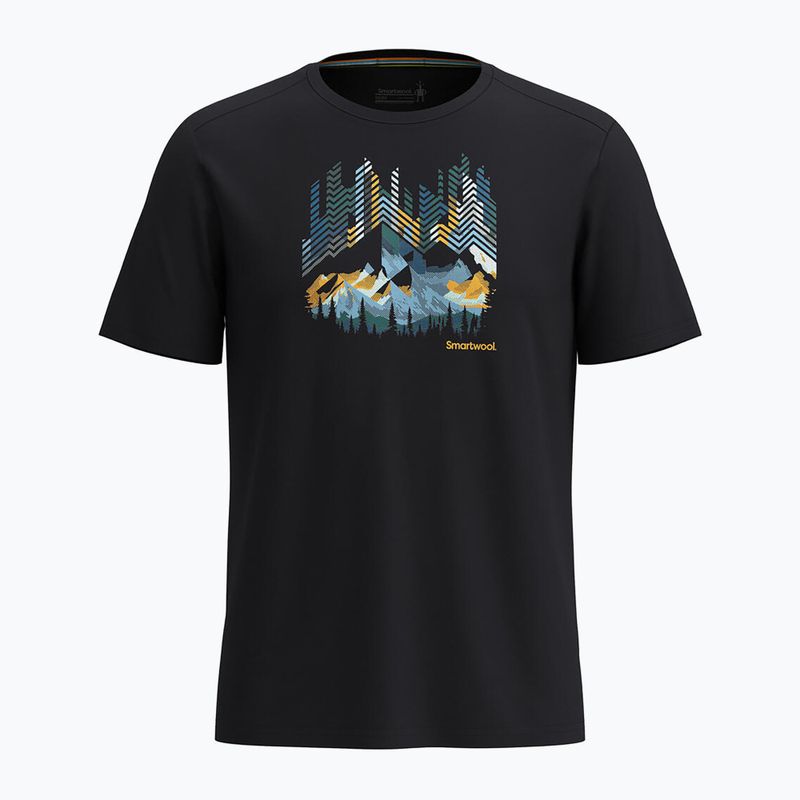 Trekking-Shirt Smartwool Vital Peaks Active Graphic Tee black 2