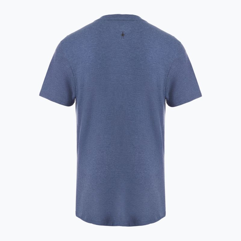 Trekking-Shirt Smartwool Mountain Horizon Graphic Tee nightfall blue 2