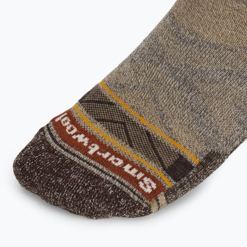 Socken Herren Smartwool Performance Hike Light Cushion Striped Mid Crew taupe/natural marl 4