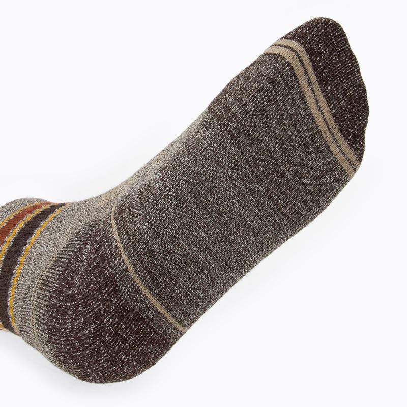 Socken Herren Smartwool Performance Hike Light Cushion Striped Mid Crew taupe/natural marl 5