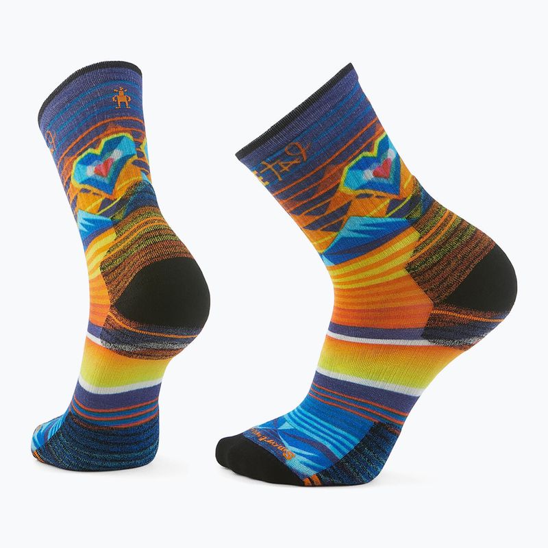 Socken Smartwool Hike Targeted Cushion Open Hearts Print Crew multi color