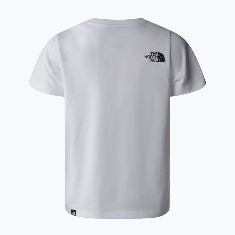 The North Face Teen Simple Dome Tee weiß Kinder-T-Shirt 5