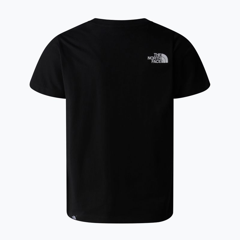 The North Face Teen Simple Dome Tee schwarz Kinder-T-Shirt 5