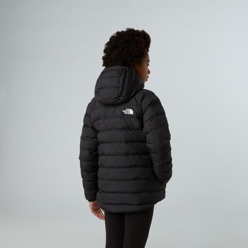 Daunenjacke Kinder The North Face Reversible Perrito Hooded black/smoked pearl 3