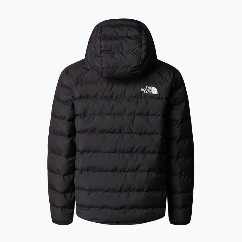 Daunenjacke Kinder The North Face Reversible Perrito Hooded black/smoked pearl 7