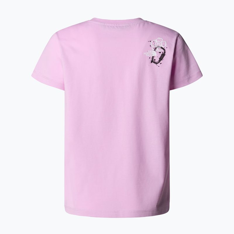 Shirt Kinder The North Face Graphic Relaxed Tee cyber pink 2