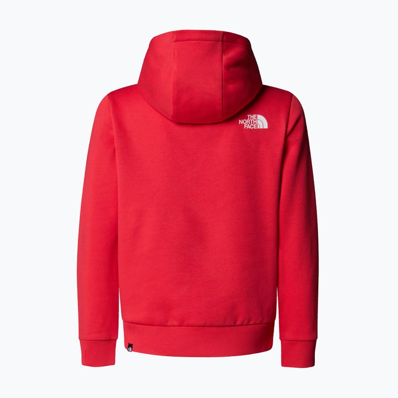 Kinder Sweatshirt The North Face Teen Simple Dome Hoodie Hibiskus 2