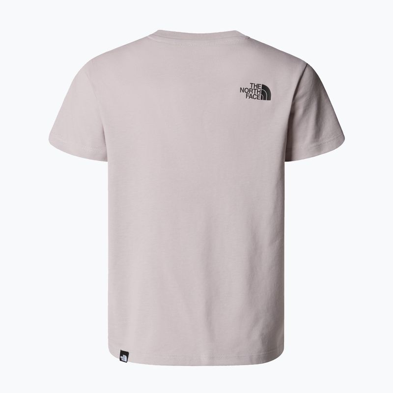 Shirt Kinder The North Face Teen Simple Dome Tee moonstone grey 2