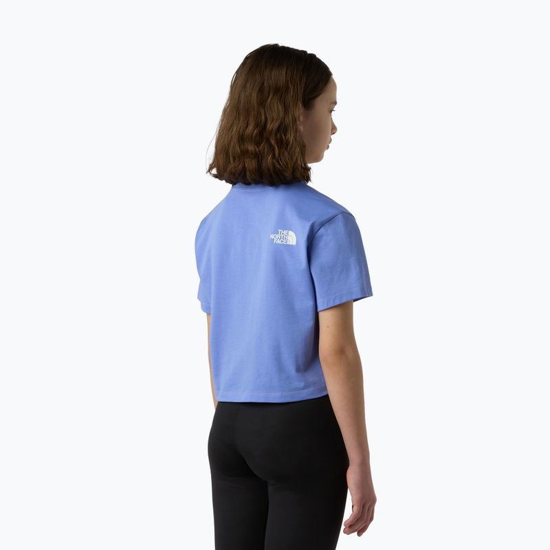 Shirt Kinder The North Face Crop Easy Tee virtual blue 3