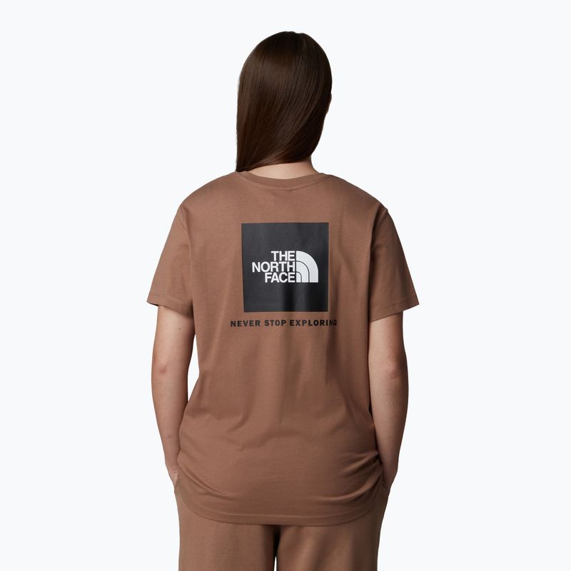 Shirt Damen The North Face Box Nse Relaxed Tee latte/tnf white 3