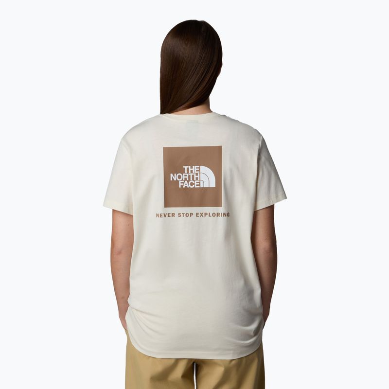 Shirt Damen The North Face Box Nse Relaxed Tee white dune/latt 3