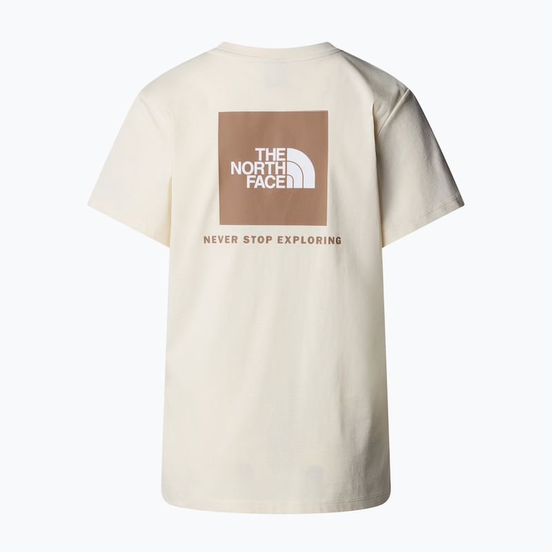 Shirt Damen The North Face Box Nse Relaxed Tee white dune/latt 5