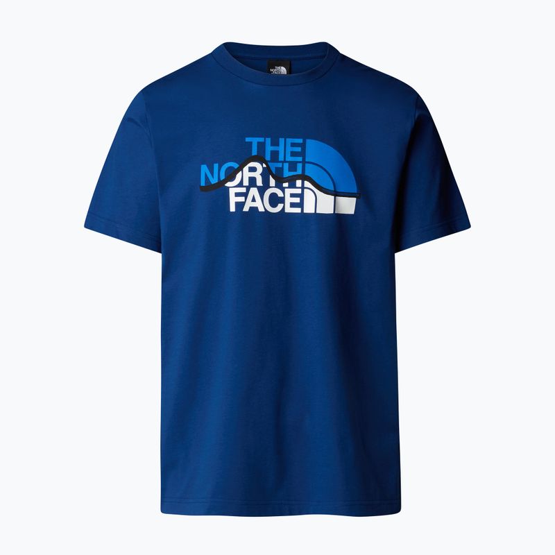 Shirt Herren The North Face Mountain Line Tee estate blue 4