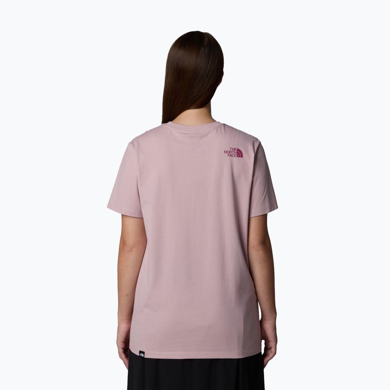 The North Face Damen Relaxed Easy Tee Metall rosa/Cyberbeere T-Shirt 3