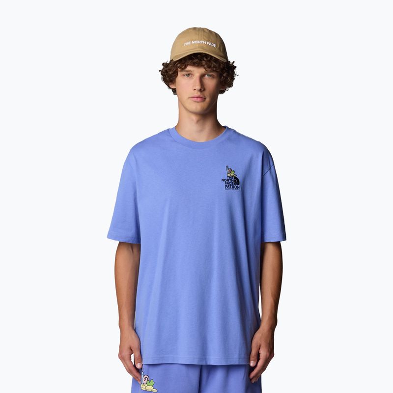 Herren The North Face Clean Trails Over SS virtuelles blaues T-shirt 3
