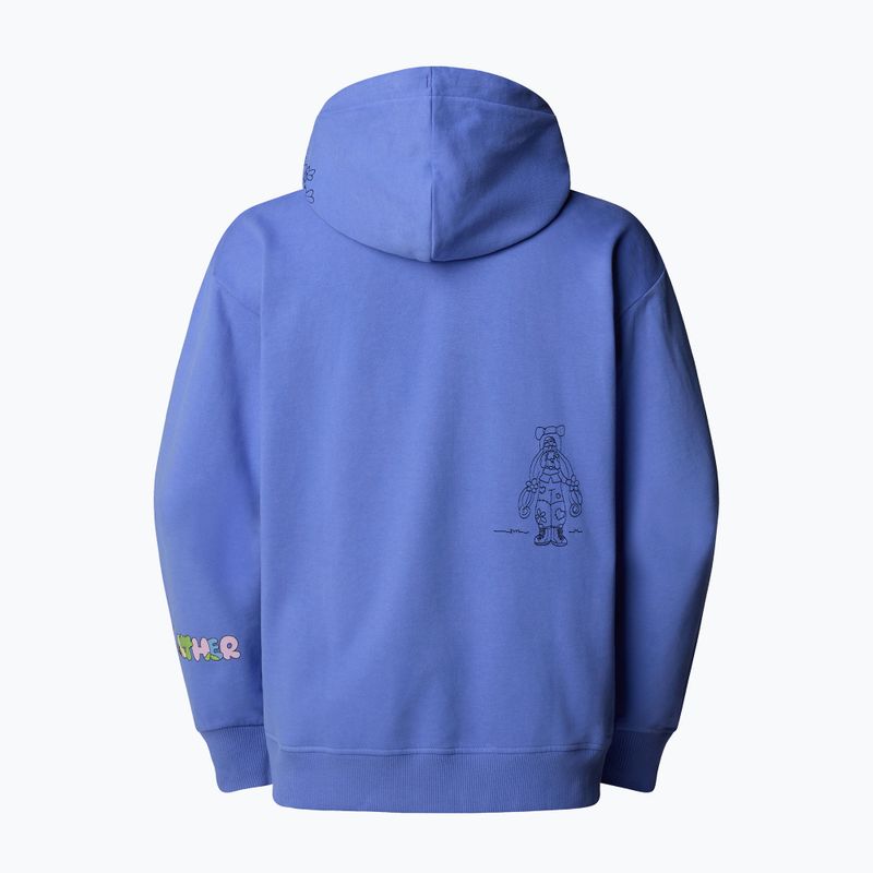 The North Face Mountain Cleanup über Hoodie virtuellen blau 2