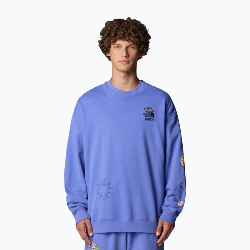 The North Face Mountain Cleanup Sweatshirt über virtuelle blau