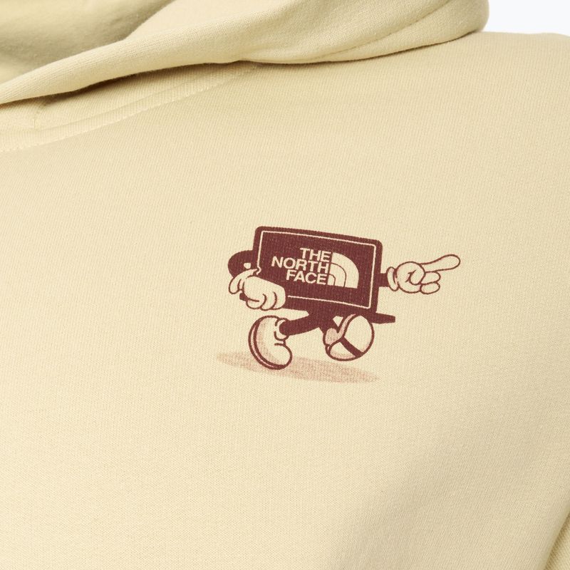 The North Face Cartoon Logo entspannt Hoodie Kies Sweatshirt 3
