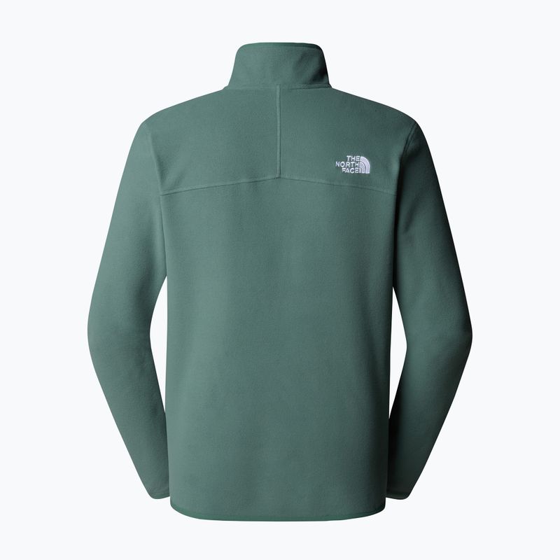 Hoodie Sweatshirt Herren The North Face 100 Glacier 1/4 Zip medium duck green 2