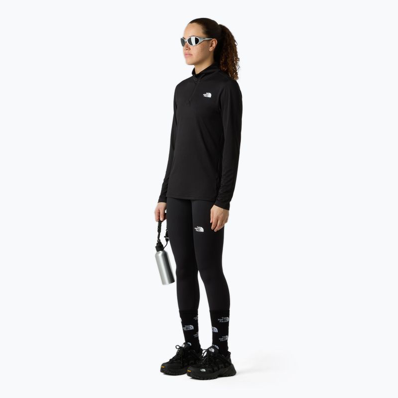 Shirt Damen The North Face Flex 1/4 Zip Slim black 2