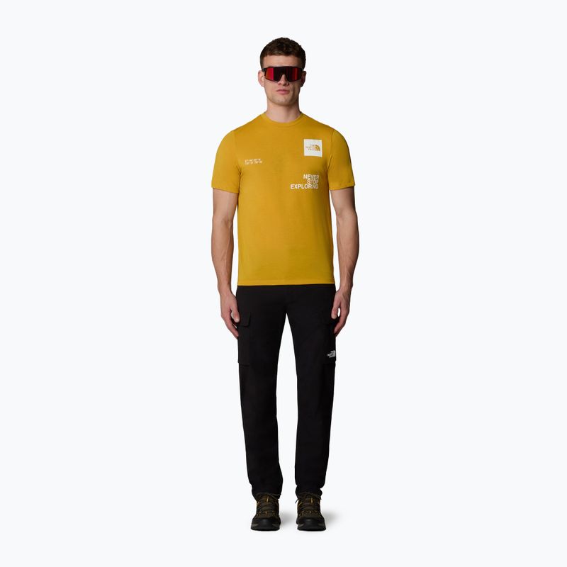 Shirt Herren The North Face Mountain Foundation Coordinates Tee turmeric 2