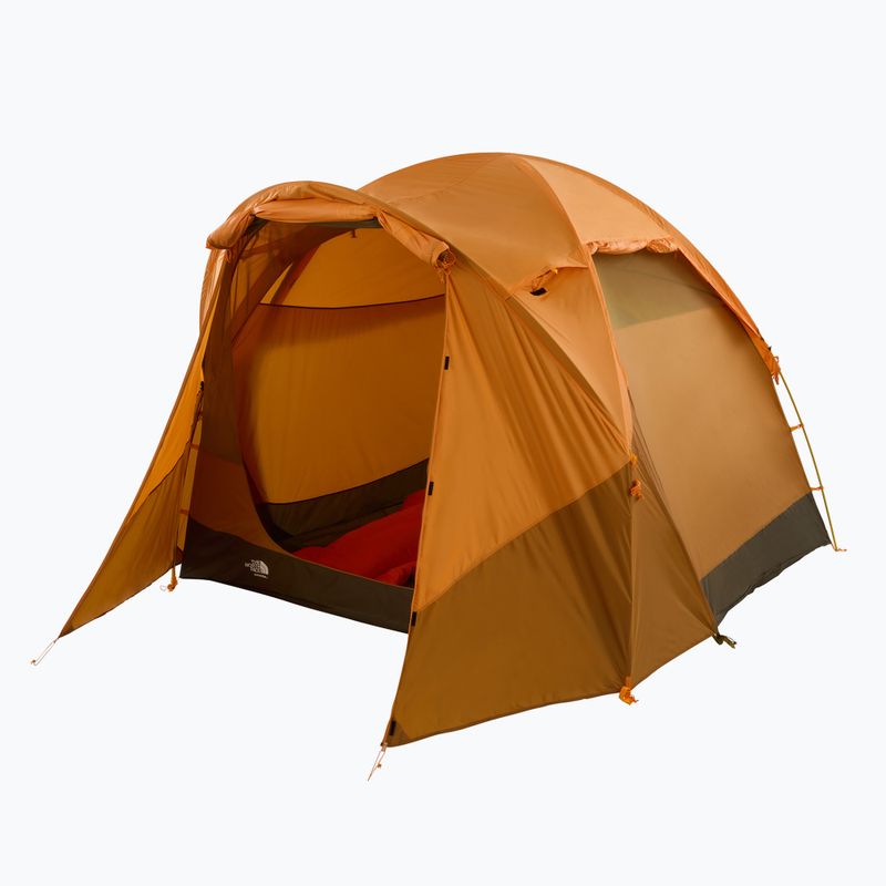 Campingzelt 4-Personen The North Face Wawona 4P light exuberance orange/ timber tan/ new taupe green