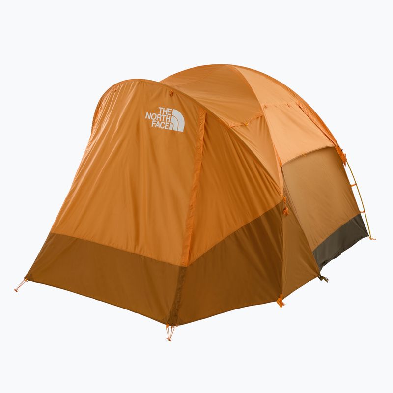 Campingzelt 4-Personen The North Face Wawona 4P light exuberance orange/ timber tan/ new taupe green 3