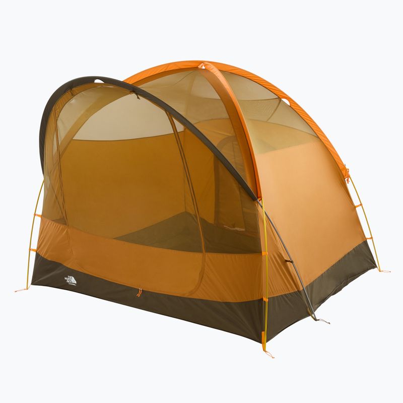Campingzelt 4-Personen The North Face Wawona 4P light exuberance orange/ timber tan/ new taupe green 5