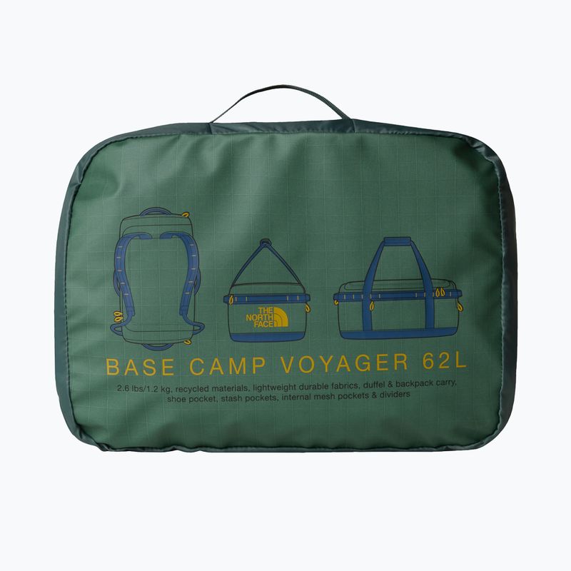 The North Face Base Camp Voyager Duffel 62 l duck green/shady blue Reisetasche 4