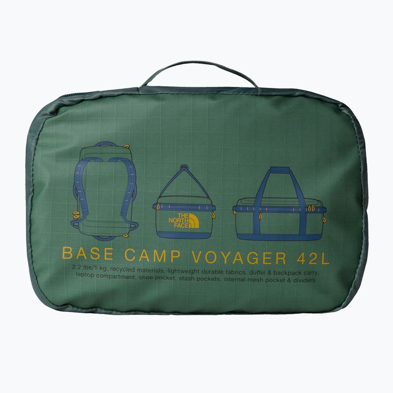 The North Face Base Camp Voyager Duffel 42 l duck green/shady blue Reisetasche 4