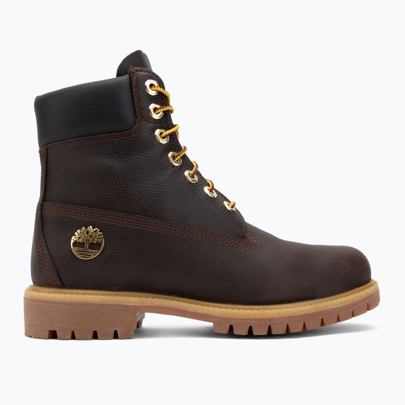 Herrenschuhe Timberland Premium 6 Inch Lace Up Waterproof dark brown/full grain/black 2
