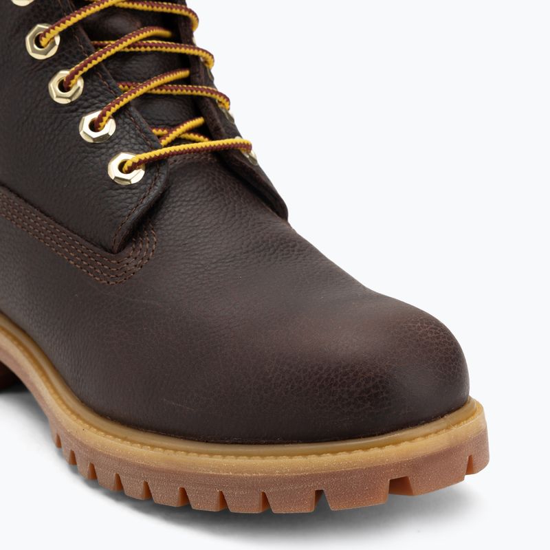 Herrenschuhe Timberland Premium 6 Inch Lace Up Waterproof dark brown/full grain/black 7