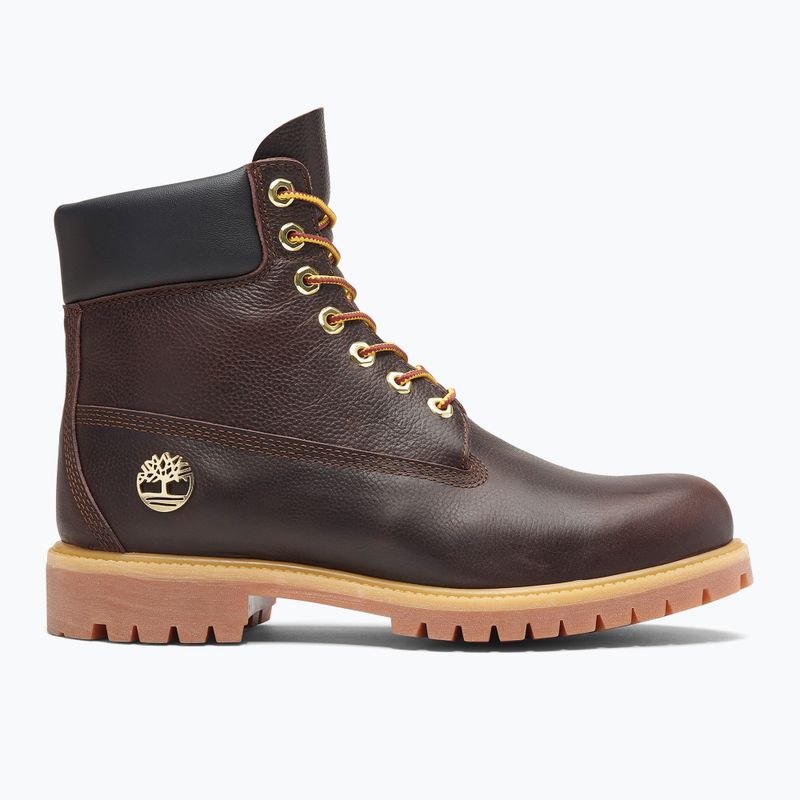 Herrenschuhe Timberland Premium 6 Inch Lace Up Waterproof dark brown/full grain/black 8