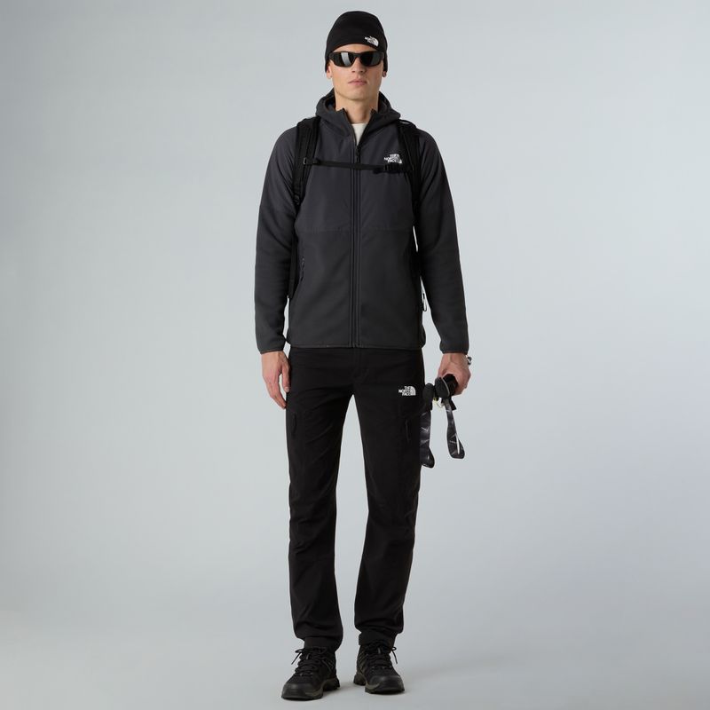 Hoodie Sweatshirt Herren The North Face Glacier Heavyweight Full Zip HD asphalt grey/black 2