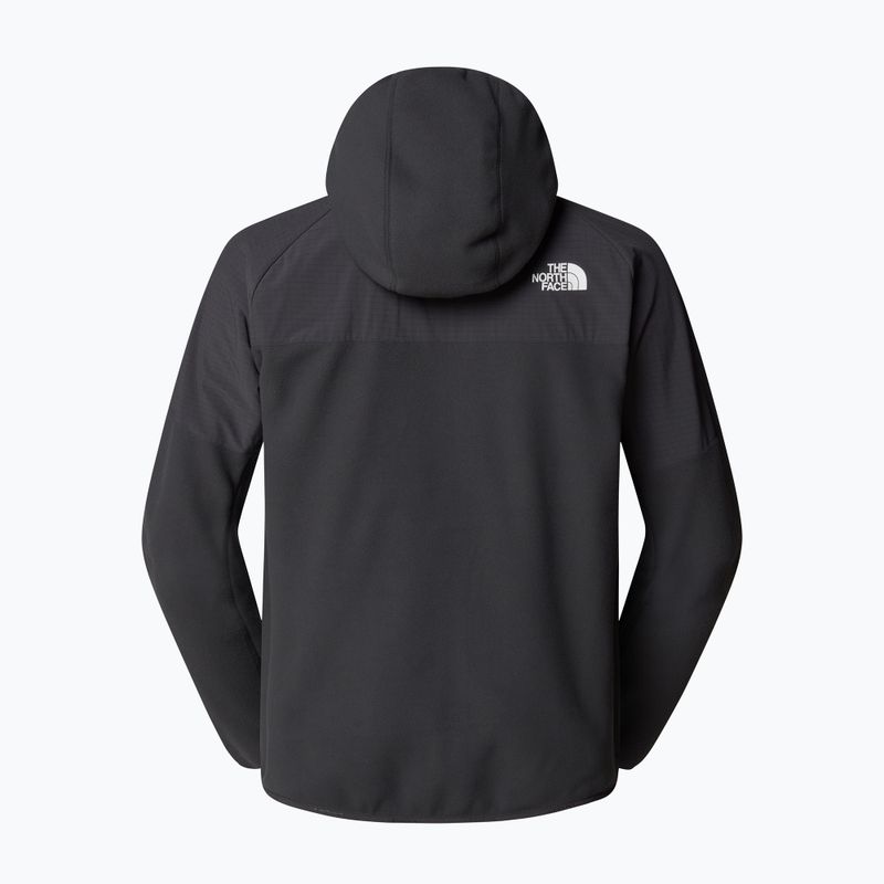 Hoodie Sweatshirt Herren The North Face Glacier Heavyweight Full Zip HD asphalt grey/black 6