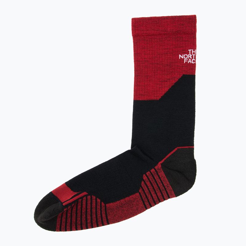 The North Face Wandern Crew hohes Risiko rot/tnf schwarze Socken 2