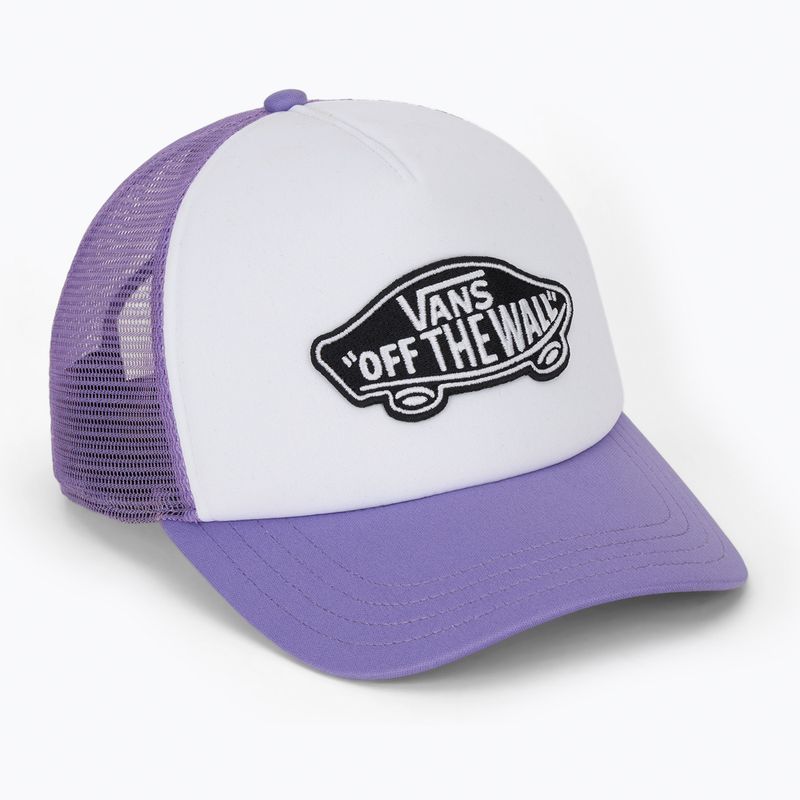 Vans Classic Patch gebogene Rechnung Trucker Kappe lila Dunst