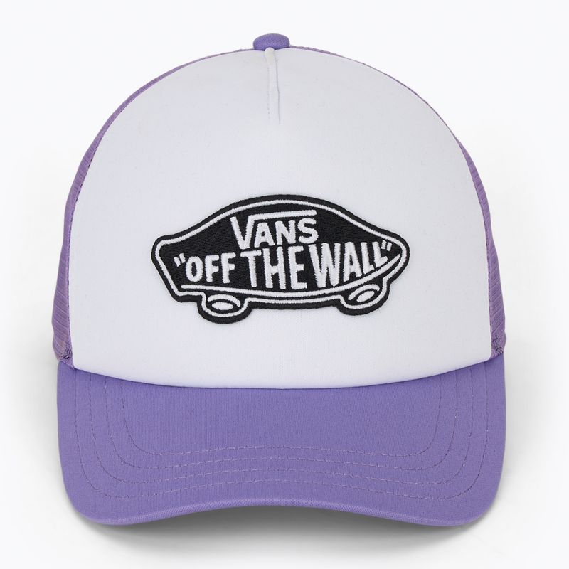 Vans Classic Patch gebogene Rechnung Trucker Kappe lila Dunst 2