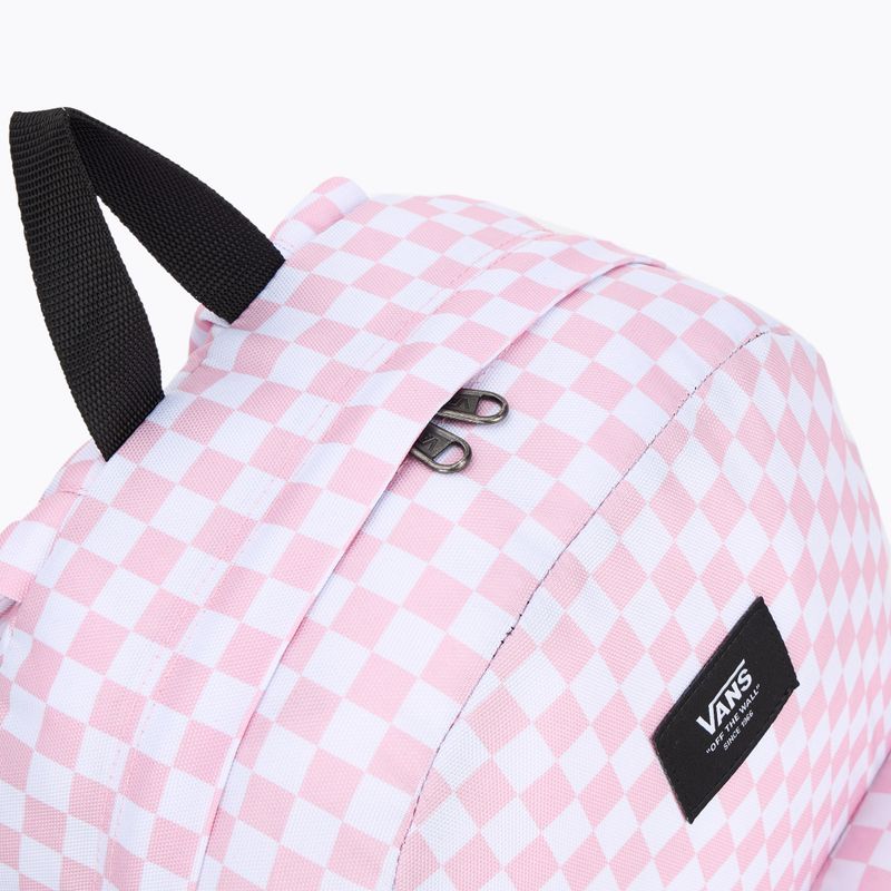 Vans Old Skool Grom Check 18 l Koralle erröten Kinder städtischen Rucksack 5